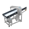 Metal detection system plastic recycle laundry industry inclined conveyor belt type